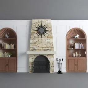 Background Wall Furniture 3d model