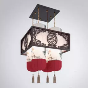 Chinese Chandelier Furniture 3d model