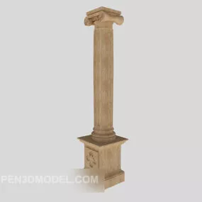 Roman Column Furniture 3d model