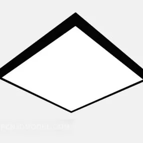 Square Chandelier Furniture 3d model