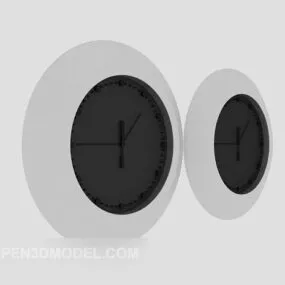 Round Alarm Clock 3d model