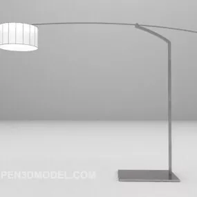 White Floor Lamp Living Room Furniture 3d model