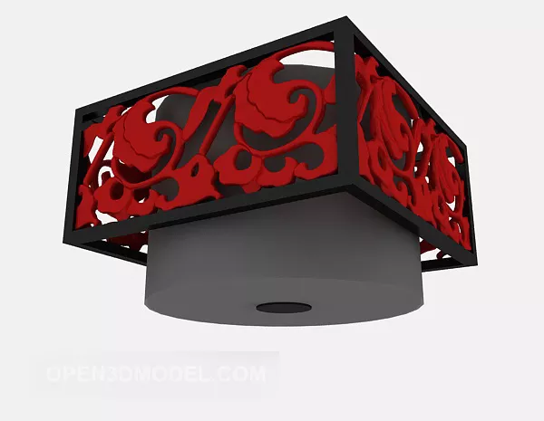 Chinese Classical Chandelier Furniture 3d model Chinese Classical Chandelier Furniture 3d model