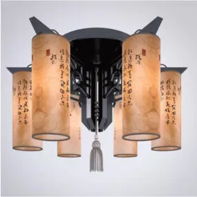 Chinese Traditional Chandelier 3d model