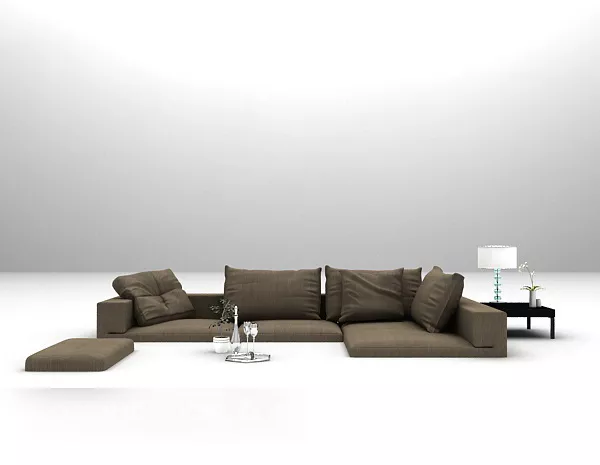 Modern Multi-seaters Sofa Furniture 3d model Modern Multi-seaters Sofa Furniture 3d model