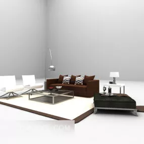 Home Combination Sofa Furniture 3d model