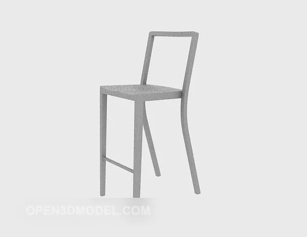 Wood Home Chair Furniture 3d model Wood Home Chair Furniture 3d model