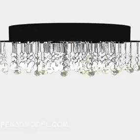 Drop Crystal Chandelier 3d model