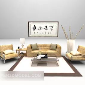 Modern Sofa Combination Furniture 3d model
