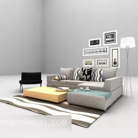 Multiplayer Home Sofa Furniture 3d model