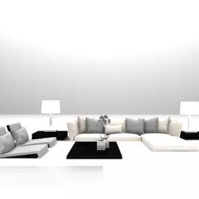 Modern Home Sofa Furniture 3d model