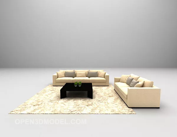 Carpet Round 3d model