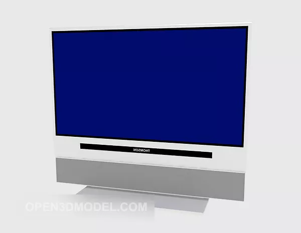 Tv Display With Soundbar 3d model Tv Display With Soundbar 3d model