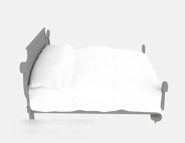 Bed Towel 3d model