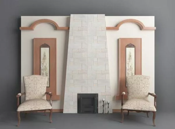 Southeast Asia Background Wall 3d model Southeast Asia Background Wall 3d model