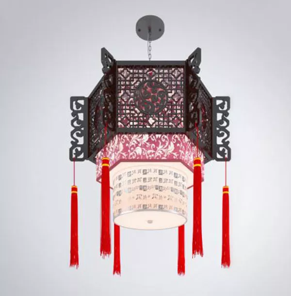 Traditional Chandelier Chinese 3d model Traditional Chandelier Chinese 3d model