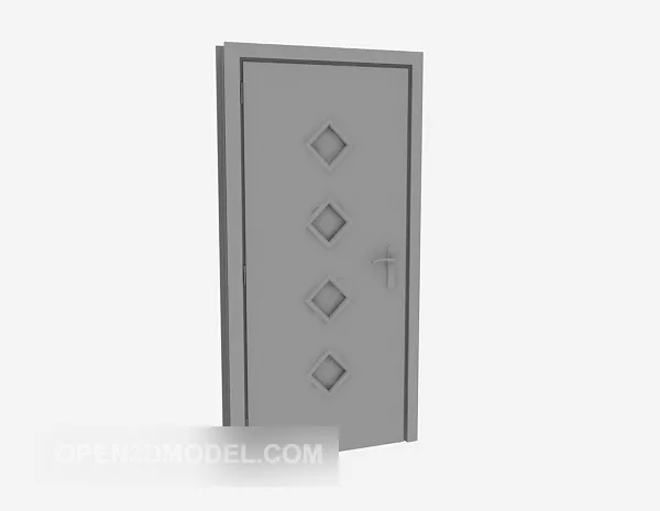 Slide Window Door 3d model