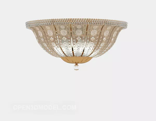 European Chandelier Classic Style 3d model European Chandelier Classic Style 3d model