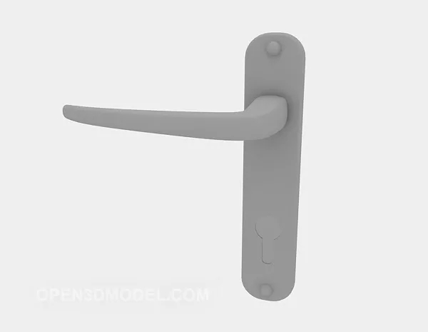 Classic Door With Frame System 3d model