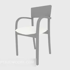 Wood Armchair Restaurant 3d model