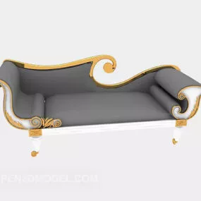 Luxury Style Sofa Louge 3d model