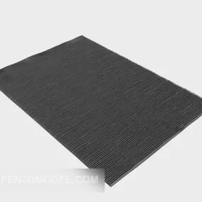 Grey Carpet Decor 3d model