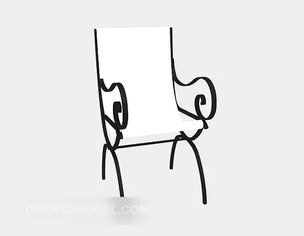 Iron Home Chair 3d model Iron Home Chair 3d model