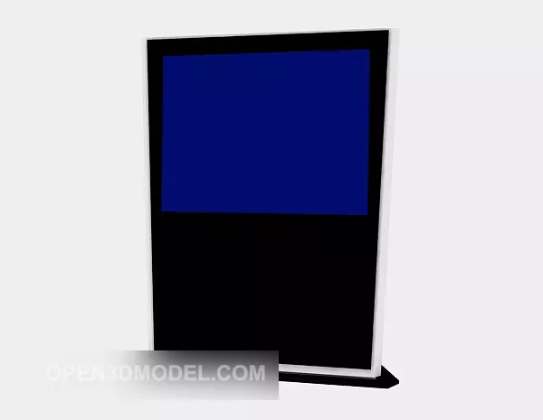 Electronic Display 3d model Electronic Display 3d model