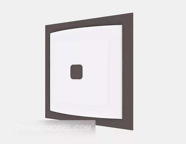 Chandelier Rectangular Design 3d model Chandelier Rectangular Design 3d model