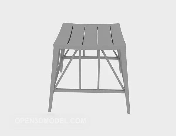 Simple Home Wood Chair Furniture 3d model Simple Home Wood Chair Furniture 3d model