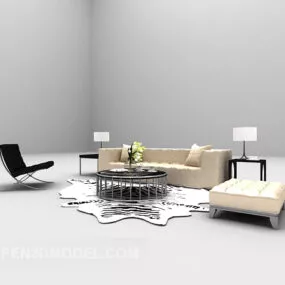 Modern Style Sofa Modern 3d model