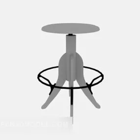 Small Round Bar Table 3d model