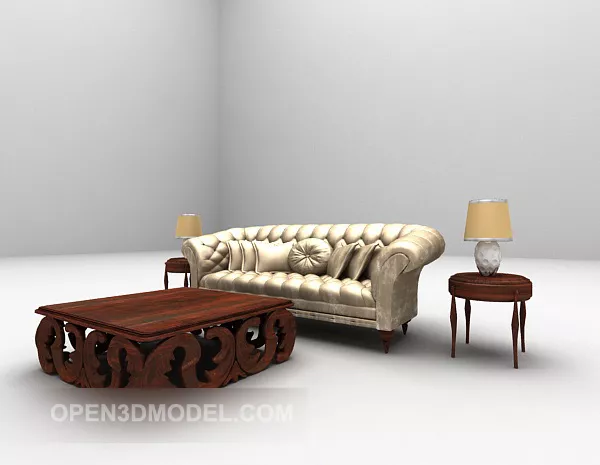 Cortit Multi-seaters Sofa Table 3d model Cortit Multi-seaters Sofa Table 3d model