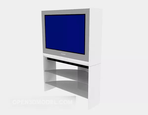 Tv Display With Stand Cabinet 3d model Tv Display With Stand Cabinet 3d model