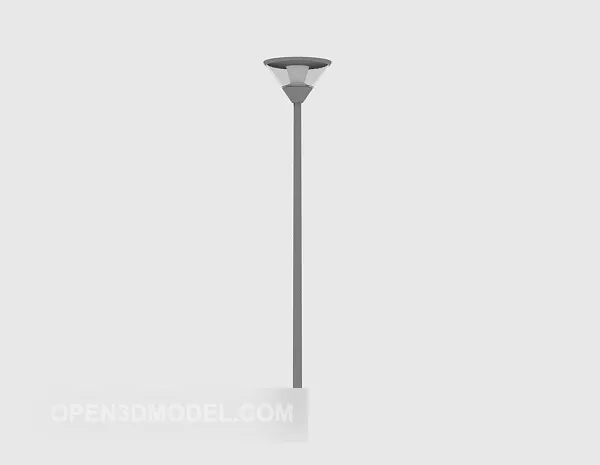 Streetlight Brass Column 3d model