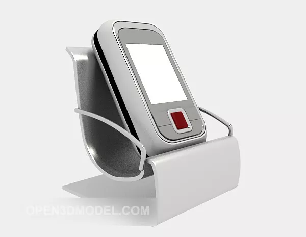 Mobile Phone On Stand 3d model Mobile Phone On Stand 3d model