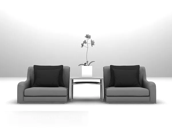 Modern Single Sofa Furniture 3d model Modern Single Sofa Furniture 3d model