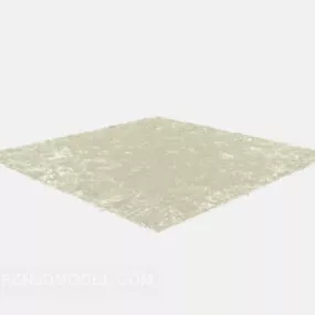 Carpet Fur Beige Color 3d model