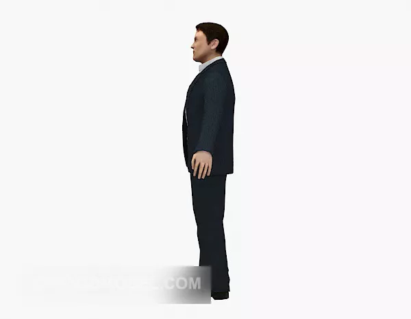 Manager Men Character 3d model Manager Men Character 3d model