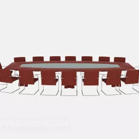 Company Conference Large Table 3d model