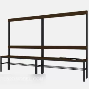 Outdoor Stadium Chair Frame 3d model