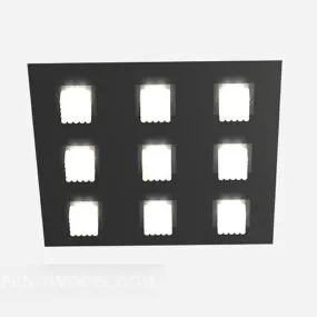 Chandelier Square Design 3d model