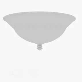 Home Chandelier Round Shade 3d model