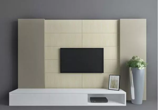 Modern Minimalist Style Tv Wall 3d model Modern Minimalist Style Tv Wall 3d model