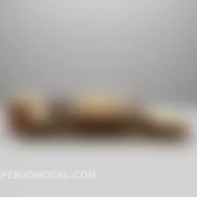 Chinese Combination Furniture Set Sofa 3d model