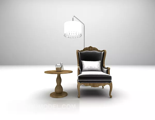 European Classic Sofa Chair Table 3d model European Classic Sofa Chair Table 3d model