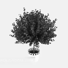 Nature Potted Plant Bushes 3d model