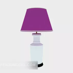 Lowpoly Bedroom Table Lamp 3d model