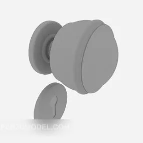 Door Lock Round 3d model