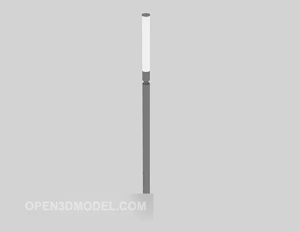 Streetlight Brass Column 3d model